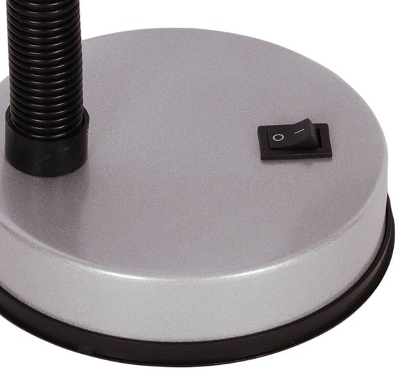 Metalowa lampka biurkowa Cariba K-MT-203 SREBRNY srebrna