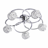 Kryształowa lampa sufitowa Talia 76595 Endon metal szkło transparentny chrom