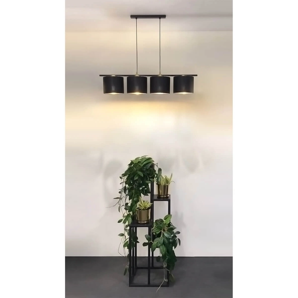 Kwietnik stojący Kaja Home KS-04 KWIETNIK XL wielopoziomowy metalowy czarny