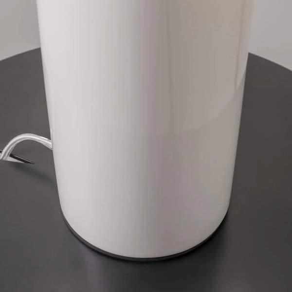 Stołowa lampa Memory MOD177TL-01W Maytoni do sypialni biała przezroczysta