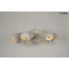 Wisząca lampa do jadalni NIDO biała MSE1501100451 7xE27 nad stół