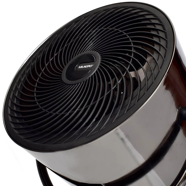 Metalowy wentylator stojący MLW542 Milagro z wtyczką srebrny