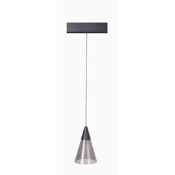 Wisząca lampa szynowa magnetyczna M0015N LED 6W 3000K stożek czarny