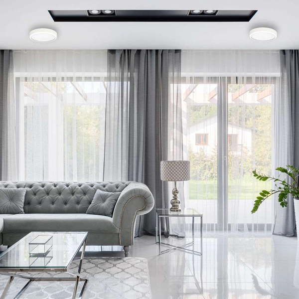 LAMPA sufitowa GEA ML6393 Milagro metalowa OPRAWA okrągła LED 36W 3000K - 6000K plafon biały