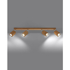 4-punktowa lampa sufitowa SL.1038 drewniana do garderoby