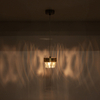 Lampa wisząca GEM P0389-01D-0FD2 szklana tuba złota przezroczysta
