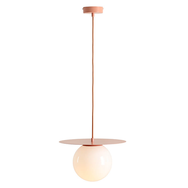 Jadalniana lampa wisząca Loop 1125G11_M Aldex kula koralowa biała