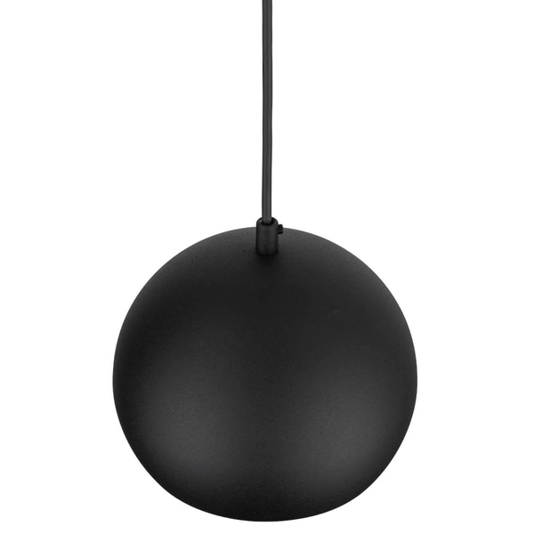 Lampa zwisająca do salonu Zoe 10167 kopuła minimalistyczna czarna