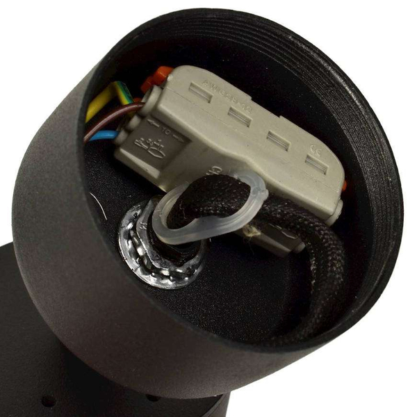 Spot LAMPA sufitowa MICA ML6088 + ML6093 Milagro metalowa OPRAWA tuba + pierścień czarny chrom
