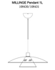 Metalowa lampa wisząca Millinge 108431 Markslojd ściemnialna czarna