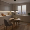Ledowa lampa wisząca Montiela PND-34374-6-BK 180W 3000K czarny biały złoty