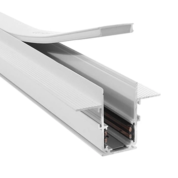 Szynoprzewód magnetyczny podtynkowy 300cm 1414 metalowy biały