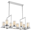 Stylowa LAMPA wisząca MIAMI P08018CH Cosmolight metalowy zwis do jadalni chrom