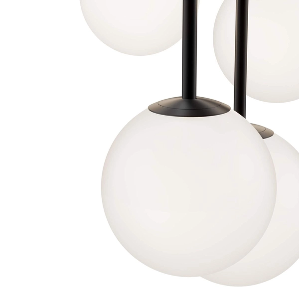 Nowoczesna wisząca lampa Basic Form MOD321PL-05B balls czarne