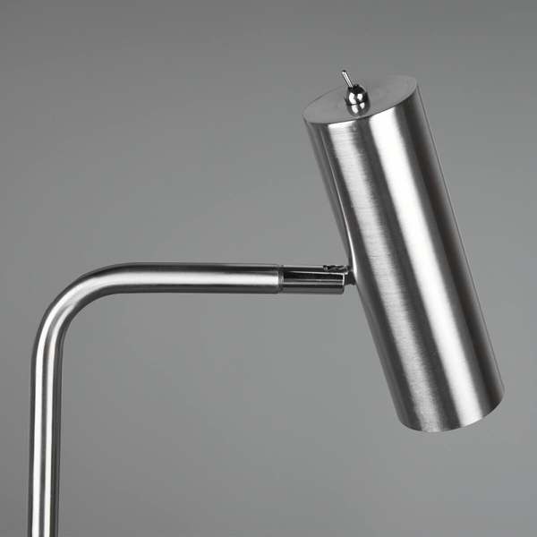 Stojąca lampa podłogowa VANTOS DL107412400 Trio tubka do salonu srebrna