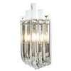 Kinkiet ścienny Eltham ELT0938-EH Dar Lighting kryształy rokoko srebrny