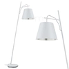 Stojąca LAMPA podłogowa ANDREUS 407500189 Trio salonowa OPRAWA metalowa biała OUTLET