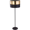 Lampa podłogowa loft Hilton 5465 TK Lighting okrągła czarna złota
