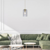 LAMPA wisząca SHEILA 5228 Rabalux szklana OPRAWA zwis tuba przydymiona złota