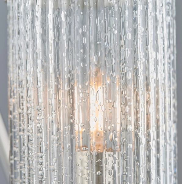 Potrójna lampa wisząca Easton 76261 Endon tuby szklane nikiel