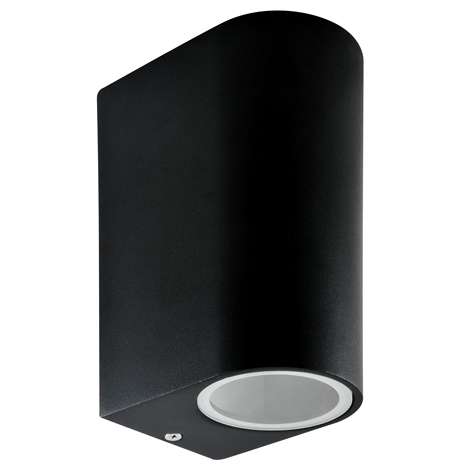 Ogrodowa LAMPA elewacyjna BOSTON 303356 Polux zewnętrzna OPRAWA metalowy KINKIET ścienny na taras IP44 outdoor czarny