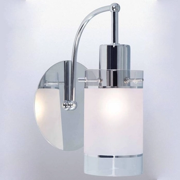 Kinkiet LAMPA łazienkowa VIGO MBM1560/1 Italux tuba OPRAWA ścienna chrom biała