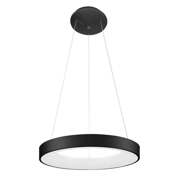 Wisząca lampa ledowa Giulia nad stół LED 40W 4000K ring czarny