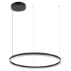 Wisząca lampa pierścień 20262 LED 57W 3000K okrągła czarny