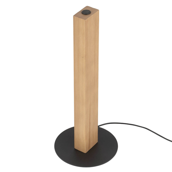 Naturalna lampka nocna Teo 1412 TK Lighting podłużna słupek beżowa