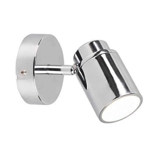 Reflektorek ścienny z regulacją BRISA DL106880400 IP44 srebrny