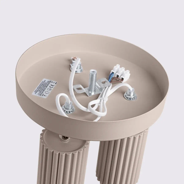 Potrójna lampa sufitowa KARBON SL.1768 z regulacją kaszmirowa