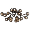 Nasufitowa lampa Dallas MOD545CL-20B balls przydymione
