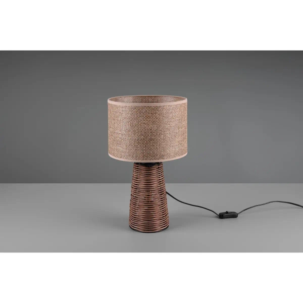 Lampa do ekologicznych wnętrz STRAW R50972026 brązowa 1xE27 40W IP20
