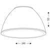 Plafon LAMPA sufitowa SASEBO 7969 Shilo okrągła OPRAWA metalowa industrialna biała