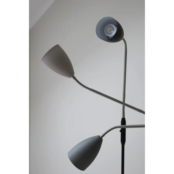 Ledowa lampa podłogowa Patro 108888 LED 4,9W 3000K regulowany szary