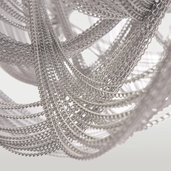 Eklektyczny plafon Roma c08529ni Cosmolight do jadalni metal nikiel