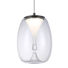 Wisząca lampa PAMELA AZ5823 Azzardo LED 8W 3000K szklana przezroczysta