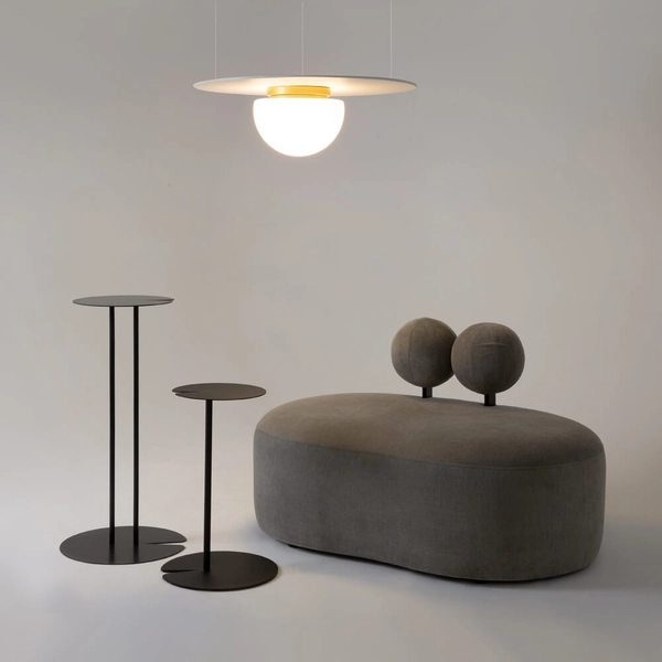 Kopułowa lampa sufitowa Glassy MOD270CL-01G Maytoni do kuchni złota