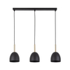 Wisząca lampa nad wyspę Nord 4871 TK Lighting potrójna metal czarny złoty