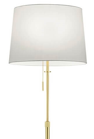 Podłogowa lampa sypialniana Lyon 409100308 złota biała