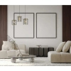 Wisząca lampa potrójna Primero PND-44003-3-BK-GD złota czarna