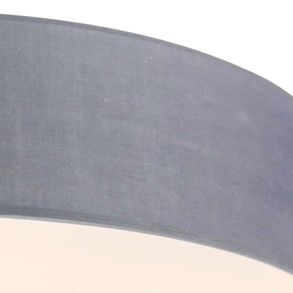 Plafon lampa sufitowa KIOTO 31-64684 abażurowa okrągła szara