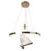 Ringowy żyrandol Marissa LP-2515/1P GD LED 66W CCT motyl złoty
