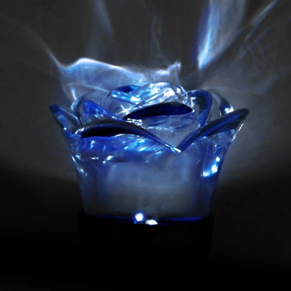 Solarna lampa wtykana ROSE 312198 RGB dekoracyjna srebrna