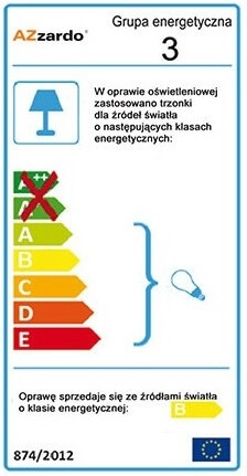 Sufitowa lampa Margot AZ1305 IP44 do łazienki metalowa srebrna biała
