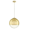 Wisząca lampa ball Flash MP1238-300 gold Step nad stół lustrzana złota