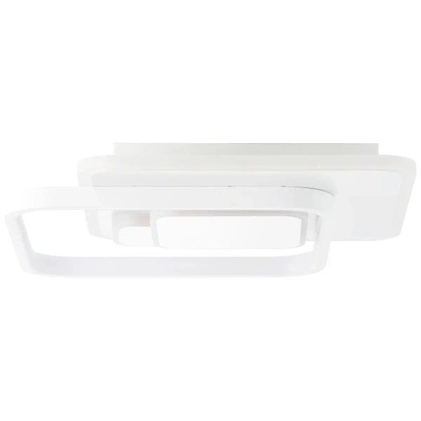 Plafon do sypialni Geron G97128/05 LED 24W 3000K kwadratowy biały
