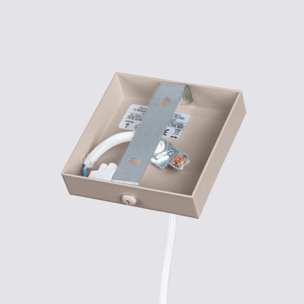 Ryflowana lampa wisząca KARBON SL.1759 podłużna tuba kaszmirowa