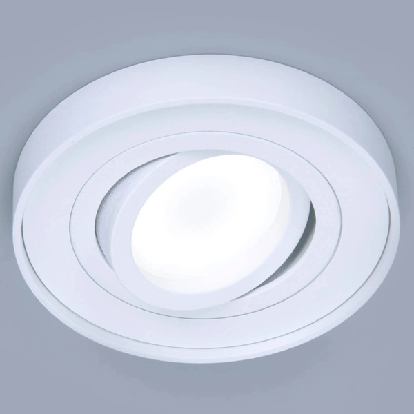 Regulowana lampa wpuszczana CGOPPODGU10 podtynkowa biała