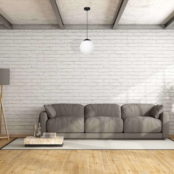 LAMPA wisząca LIMA MLP6522 Milagro loftowa OPRAWA szklany ZWIS kula ball biała